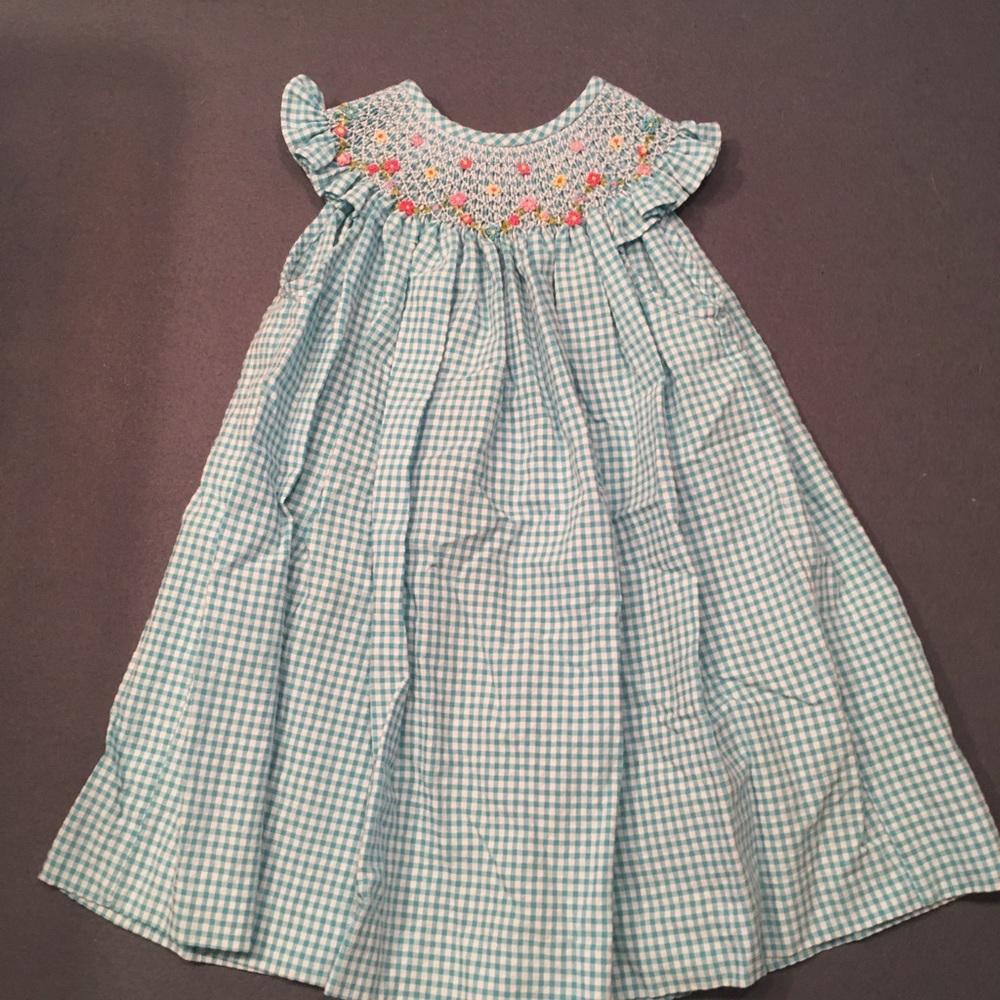 Smocked flower dress